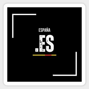 T-shirts for travelers Spain edition Sticker